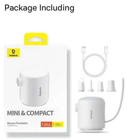 משאבת אויר - MINI & compact PocketGo 
