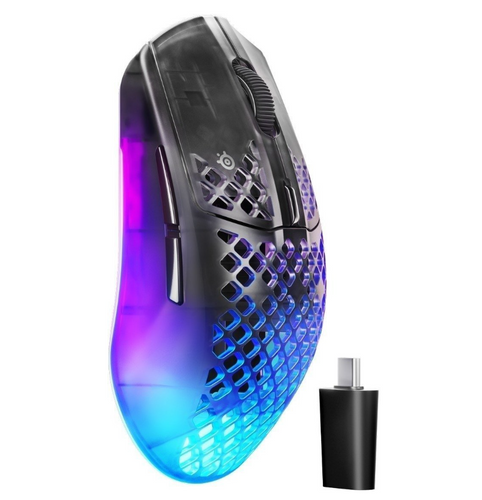 עכבר גיימינג אלחוטי SteelSeries Aerox 3 Wireless Gen 2 Shadow Black