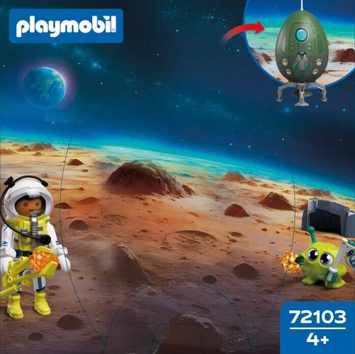 משחק פליימוביל ביצה 2 ב-1: משימת חלל לגילאי 4+