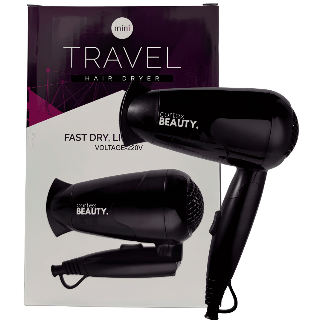 מייבש שיער מיני מתקפל | Foldable Dual-Power Mini Travel Dryer