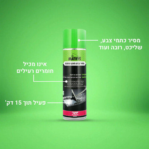 ספריי מסיר צבע אקולוגי מעץ וממתכת 