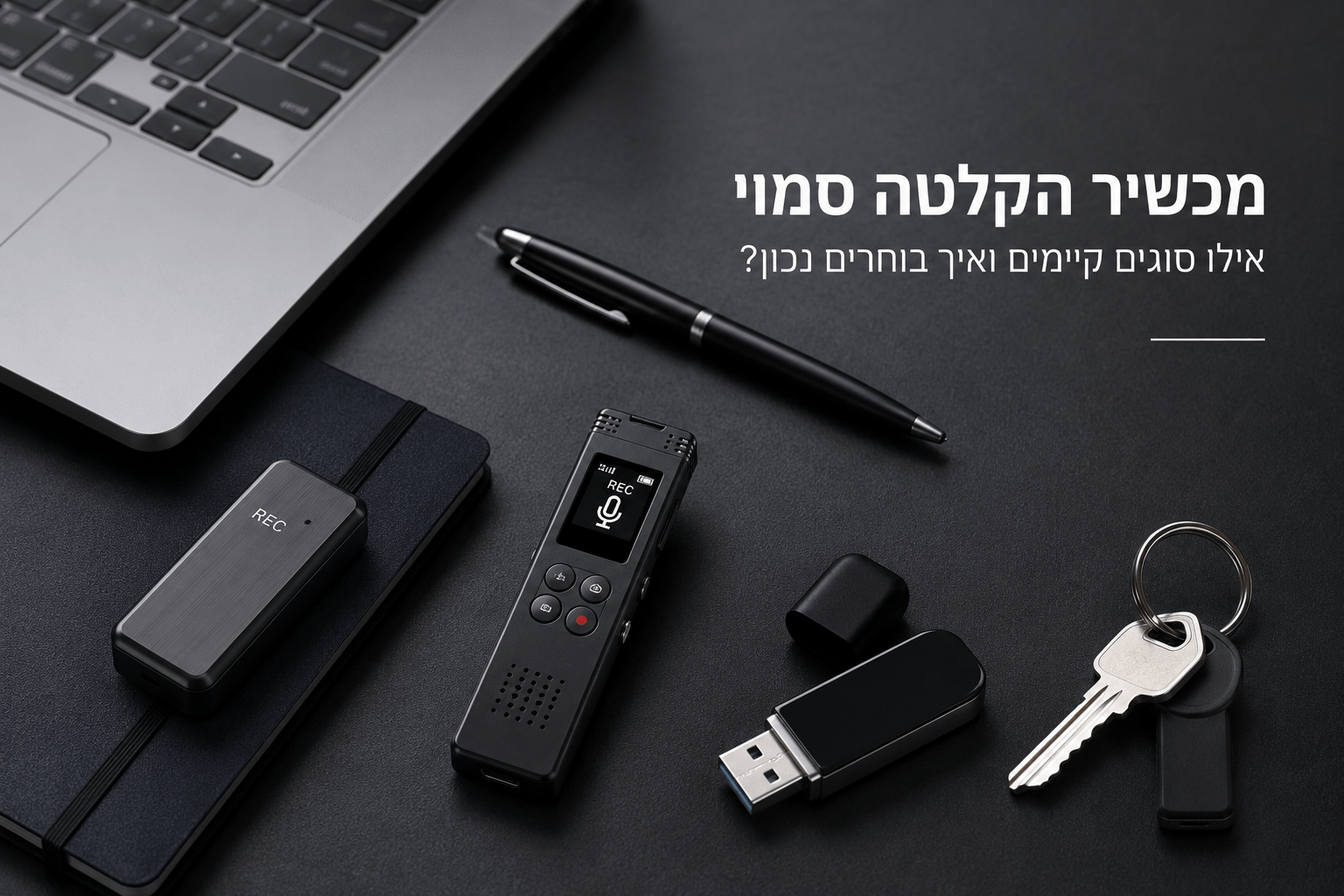 מכשיר הקלטה סמוי – אילו סוגים קיימים ואיך בוחרים נכון?