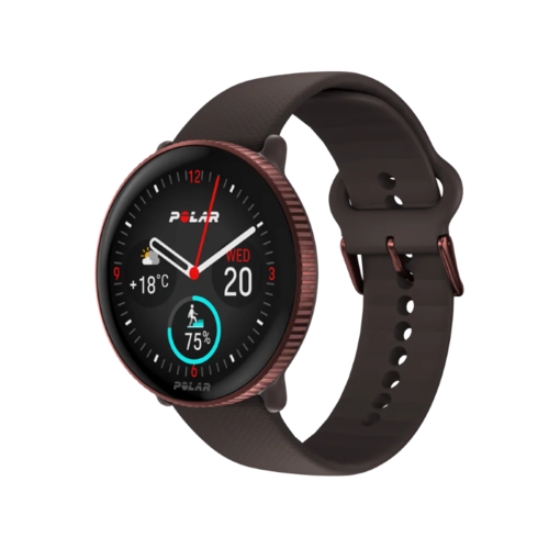 שעון כושר Polar Ignite 3 עם מסך AMOLED ו־GPS בצבע חום־שנהב