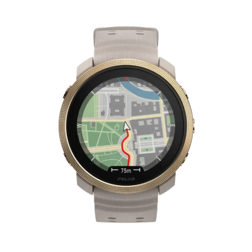 שעון Polar Vantage M3 מציג ניווט GPS ומפות טופוגרפיות צבעוניות על המסך