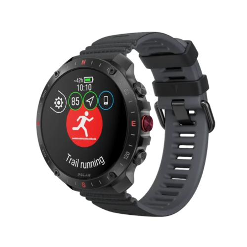 שעון ריצה Polar Grit X2 Pro עם GPS בצבע שחור