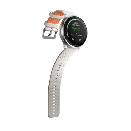 שעון Polar Vantage V3 מציג נתוני עומס אימון והתאוששות על מסך AMOLED