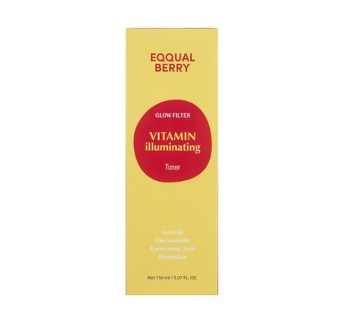 איקוול ברי טונר להבהרת העור Eqqual Berry Glow Filter Toner 150ml