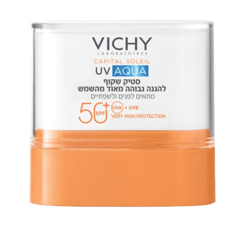 קפיטל סוליי אקווה פלויד סטיק הגנה לפנים SPF50 | מכיל 10 מ