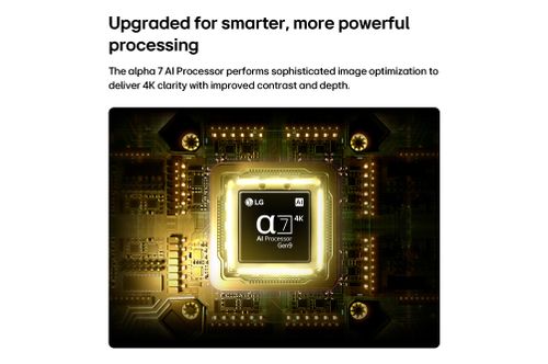 טלוויזיה חכמה בגודל 50 אינץ' LG QNED AI QNED70 MiniLED  דגם 50QNED70B6T