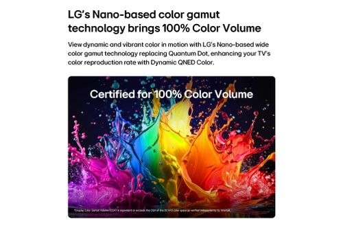 טלוויזיה חכמה בגודל 50 אינץ' LG QNED AI QNED70 MiniLED  דגם 50QNED70B6T