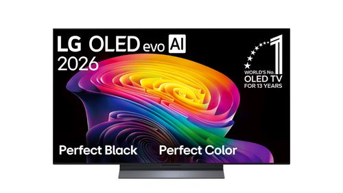 טלוויזיית LG OLED evo C6 חכמה בגודל 55 אינץ׳, רזולוציית 4K ומערכת הפעלה webOS 26, דגם OLED55C66LA