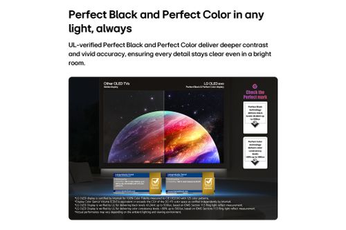 טלוויזיית LG OLED evo C6 חכמה בגודל 55 אינץ׳, רזולוציית 4K ומערכת הפעלה webOS 26, דגם OLED55C66LA
