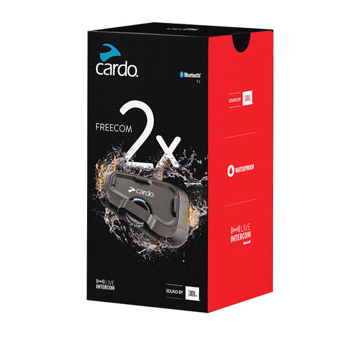 דיבורית לקסדה קרדו פריקום 2 איקס -  CARDO SCALA RIDER FREECOM 2X JBL