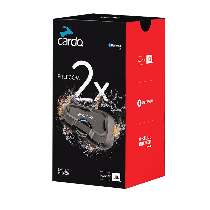 דיבורית לקסדה קרדו פריקום 2 איקס -  CARDO SCALA RIDER FREECOM 2X JBL