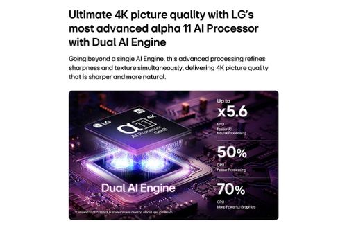 טלוויזיית LG OLED evo C6 חכמה בגודל 65 אינץ׳, רזולוציית 4K ומערכת הפעלה webOS 26, דגם OLED65C66LA