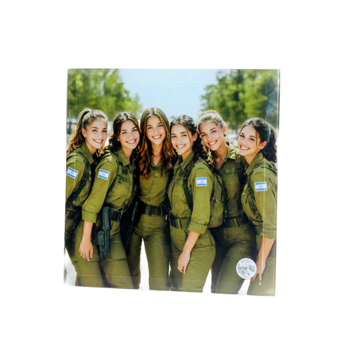 מעמד זכוכית 15X15 ס