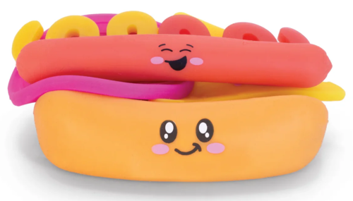 סקוושי נקניקיה לחיצה ומעיכה בקופסת קרטון 2