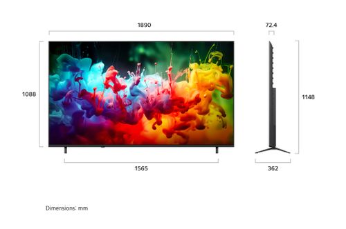 טלוויזיה חכמה בגודל 85 אינץ' LG QNED AI QNED70 MiniLED  דגם 85QNED70B6T