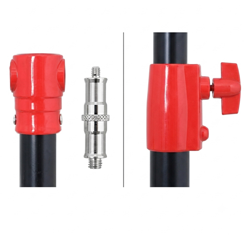 חצובת תאורה מקצועית ברזל עם בלימת אוויר Weifeng NT 280S גובה 2.8 מטר