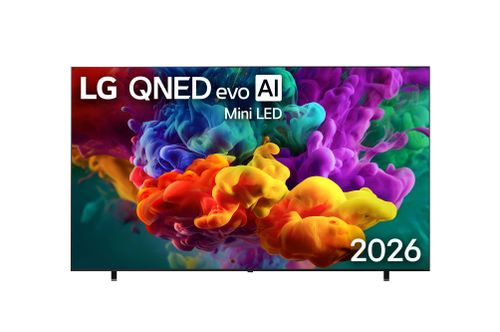 טלוויזיית LG QNED evo AI QNED85 MiniLED בגודל 100 אינץ׳ ומערכת הפעלה webOS 26, דגם 100QNED85B8