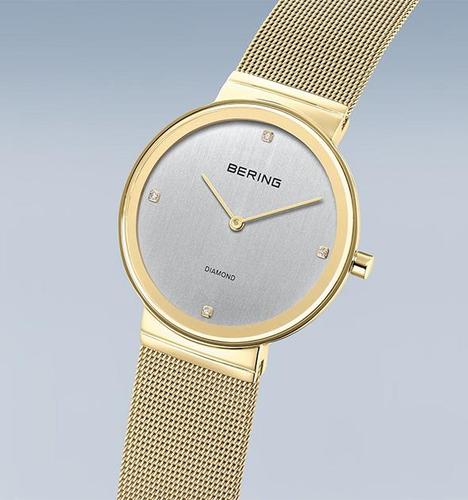 Bering 10135-334 משובץ 4 יהלומים וזכוכית ספיר
