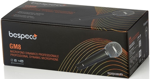 זוית נוספת bespeco gm8 dynamic vocal microphone