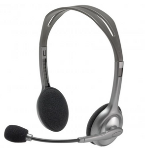 אוזניות מחשב חוטיות Logitech H110 Stereo Headset with Microphone