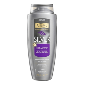PROFESSIONAL שמפו SILVER לשיער כסוף | מכיל 375 מ"ל | דר. פישר - DR. FISCHER