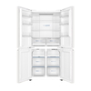מקרר 4 דלתות - 463 ליטר כולל התקן שבת Haier האייר HRF-4560F זכוכית לבנה