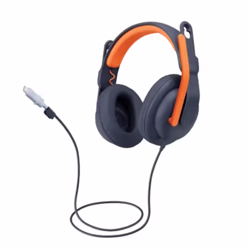 אוזניות לימוד חוטיות Logitech Zone Learn Over-Ear USB-C Headset
