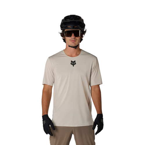 חולצת רכיבה קצרה פוקס לבן - FOX RACING FLEXAIR SS JERSEY V26