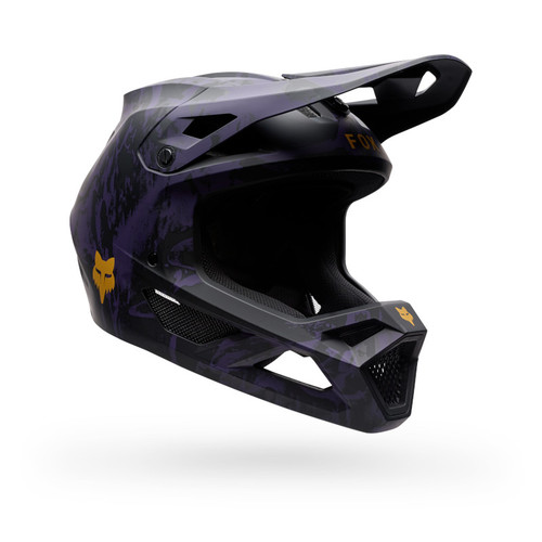 קסדת אופניים מלאה לילדים פוקס סגול/שחור - FOX RAMPAGE IMG PRINT V26