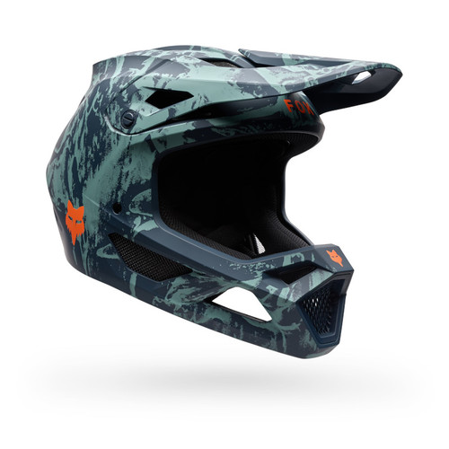 קסדת אופניים מלאה לילדים פוקס טורקיז - FOX RAMPAGE IMG PRINT V26