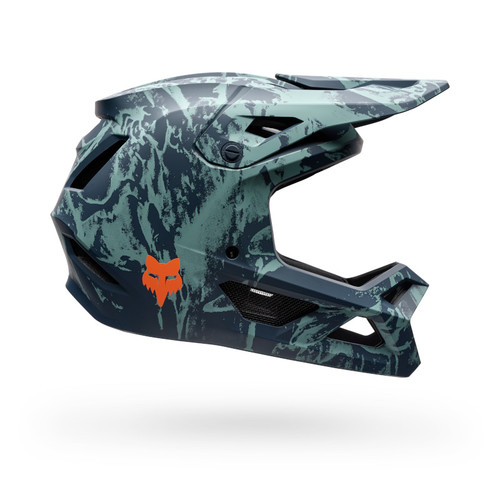 קסדת אופניים מלאה לילדים פוקס טורקיז - FOX RAMPAGE IMG PRINT V26