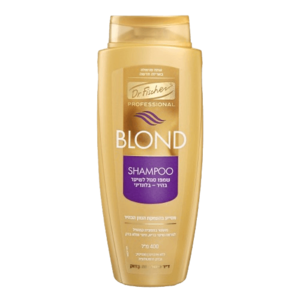 PROFESSIONAL שמפו BLOND לשיער בהיר-בלונדיני | מכיל 375 מ"ל | דר. פישר - DR. FISCHER