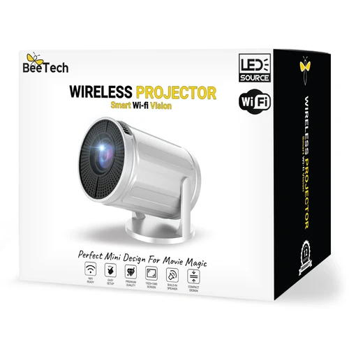 מיני מקרן Wifi דגם BT-PRJ08W מבית BeeTech