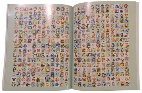 חוברת פעילות ויצירה 1,000 מדבקות – בעלי חיים