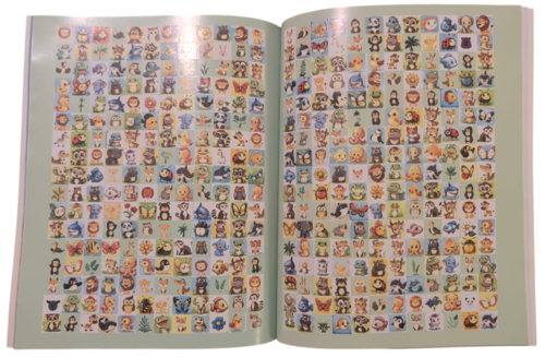 חוברת פעילות ויצירה 1,000 מדבקות – בעלי חיים