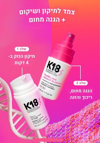 ספריי לריכוך והגנה מחום HeatBounce K18