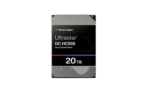כונן קשיח פנימי Ultrastar HC555 בנפח 20TB דגם WUH722020CLE6L4 מבית Western Digital