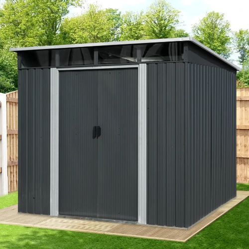 מחסן מתכת דגם PS0608 מידה 2.38X1.94 Garden Top