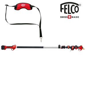 ידית טלסקופית למזמרה חשמלית פלקו 834W אורך מקסימלי 245 ס"מ