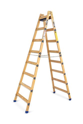 סולם עץ 4 שלבים רב מקצועי תו תקן חגית
