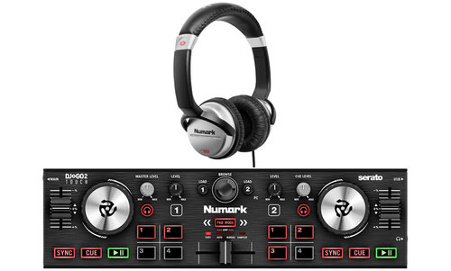 חבילת דיג'יי 1 - קונטרולר DJ2GO2 TOUCH ואוזניות HF125