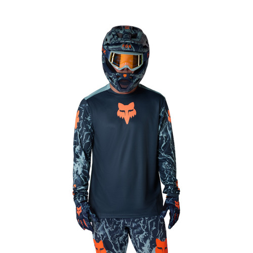 חולצת רכיבה ארוכה פוקס כח/כת - FOX RACING RANGER LS JERSEY IMG PRINT V26