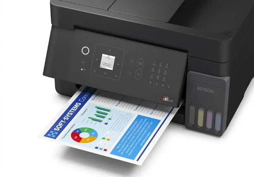 מדפסת ‏הזרקת דיו ‏משולבת Epson EcoTank L5390 אפסון 