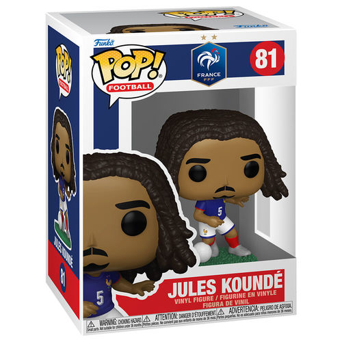 בובת פופ כדורגל: צרפת - ז'ול קונדה - #81 Funko POP! Football: France - Jules Kounde
