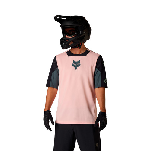 חולצת רכיבה קצרה פוקס ורוד - FOX RACING DEFEND SS JERSEY CREATION