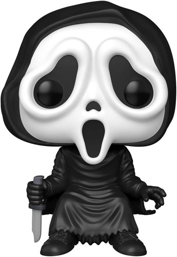 בובת פופ סרטים: הצעקה - הצעקה (גוסט פייס) יושב Funko POP! Movies: Ghost Face - Ghost Face (Sitting) #2002