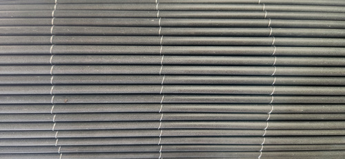 גדר במבוק סינטטי PVC במידה 2X5 מ' EverGreen  צבע אפור כהה - מבצע כסאח !!!!